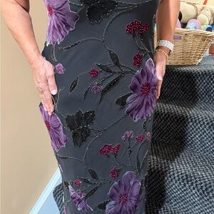 SueWongBeadedSilkBurnoutVelvet&SHAWLCowlNecklineClings&DrapesflatteringFEMININE8